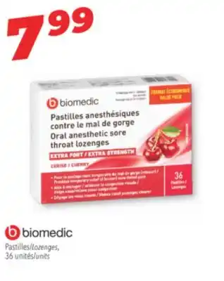 Familiprix BIOMEDIC, Pastilles/Lozenges, 36 unités/units offer