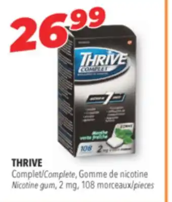 Familiprix THRIVE Complete , Gomme de nicotine Nicotine gum, 2 mg offer