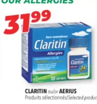 Familiprix CLARITIN or AERIUS, Selected products offer