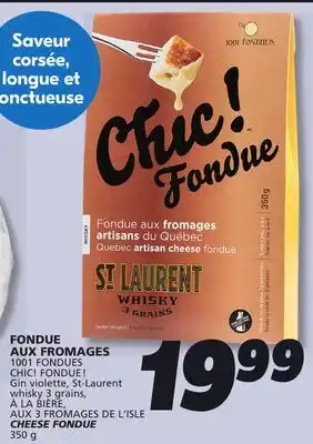 IGA 1001 FONDUES CHEESE FONDUE offer