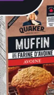 IGA QUAKER MUFFIN MIX offer