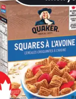 IGA QUAKER CEREAL offer