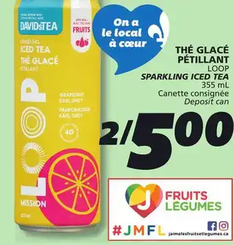 IGA LOOP SPARKLING ICED TEA offer