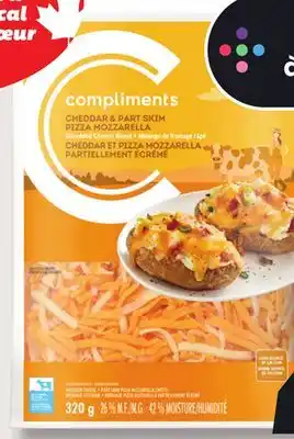 IGA COMPLIMENTS SHREDDED CHEESE offer