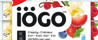 IGA IÖGO CRÉMEUX YOGURT offer