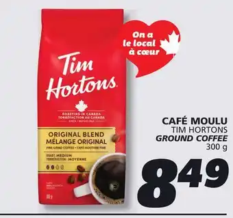 IGA TIM HORTONS GROUND COFFEE offer