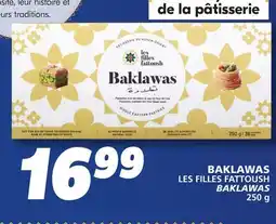 IGA LES FILLES FATTOUSH BAKLAWAS offer