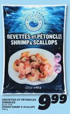 IGA BLUE TIDE FROZEN SHRIMP & SCALLOPS offer