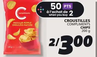 IGA COMPLIMENTS CHIPS offer