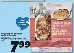 IGA LA FISHERIE FROZEN SMOKED SALMON SHELL offer