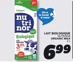 IGA NUTRINOR ORGANIC MILK offer