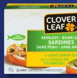 IGA CLOVER LEAF SARDINE FILLETS offer