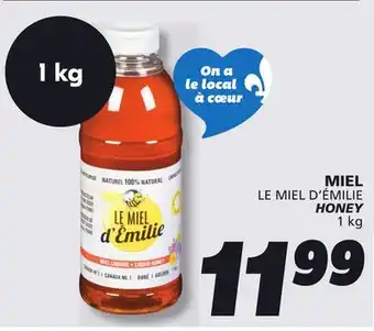 IGA LE MIEL D'ÉMILIE HONEY offer