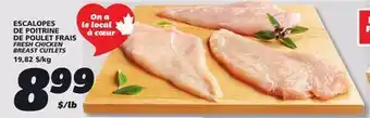 IGA FRESH CHICKEN BREAST CUTLETS offer