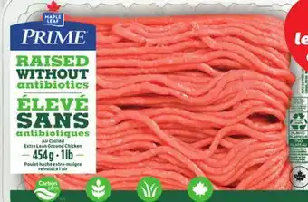 IGA MAPLE LEAF PRIME EXTRA LEAN GROUND CHICKEN offer