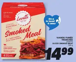 IGA LEVITTS SLICED SMOKED MEAT offer