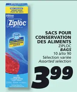 IGA ZIPLOC BAGS offer