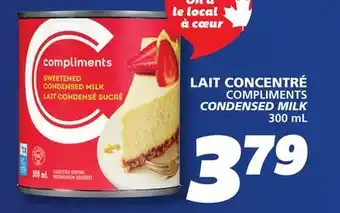 IGA COMPLIMENTS CONDENSED MILK offer