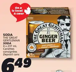 IGA THE GREAT GENTLEMAN SODA offer