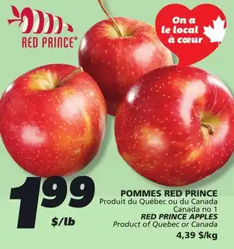 IGA RED PRINCE APPLES offer