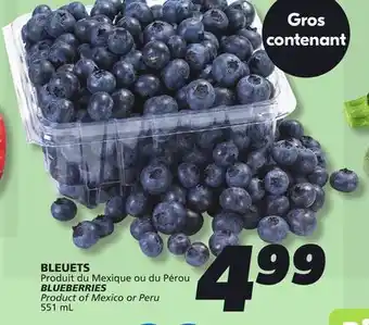 IGA BLUEBERRIES offer