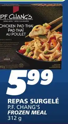 IGA P.F. CHANG'S FROZEN MEAL offer