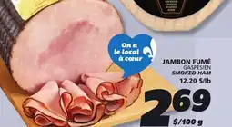 IGA GASPÉSIEN SMOKED HAM offer