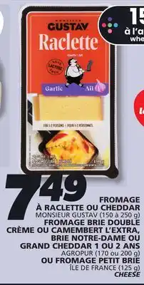 IGA MONSIEUR GUSTAV CHEESE offer