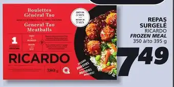 IGA RICARDO FROZEN MEAL offer