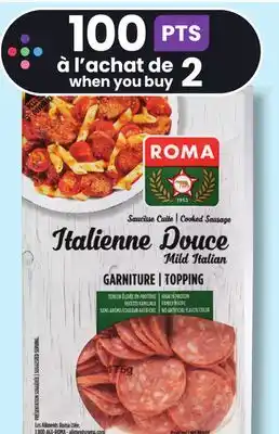 IGA ROMA SLICED COOKED SAUSAGES offer