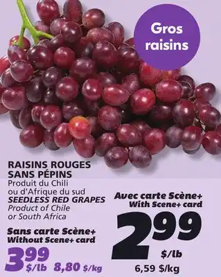 IGA SEEDLESS RED GRAPES offer