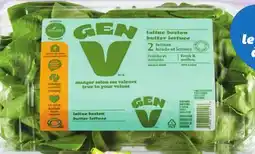 IGA GEN V GREENHOUSE BUTTER, CRISPY OR GREEN & RED SALANOVA LETTUCE DUO offer