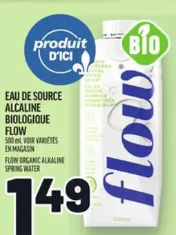 Metro EAU DE SOURCE ALCALINE BIOLOGIQUE FLOW | FLOW ORGANIC ALKALINE SPRING WATER offer