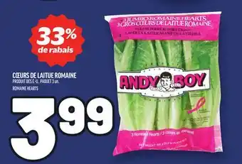 Metro CŒURS DE LAITUE ROMAINE | ROMAINE HEARTS offer