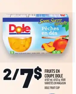 Metro FRUITS EN COUPE DOLE | DOLE FRUIT CUP offer