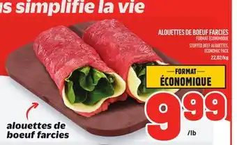 Metro ALOUETTES DE BOEUF FARCIES | STUFFED BEEF ALOUETTES offer