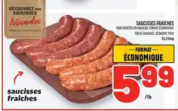 Metro SAUCISSES FRAÎCHES | FRESH SAUSAGES offer