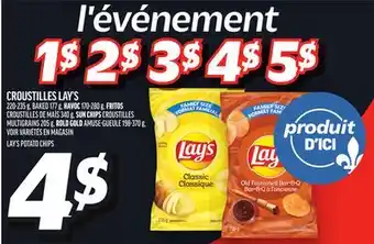 Metro CROUSTILLES LAY'S | LAY'S POTATO CHIPS offer