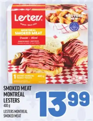 Metro SMOKED MEAT MONTRÉAL LESTERS | LESTERS MONTREAL SMOKED MEAT offer