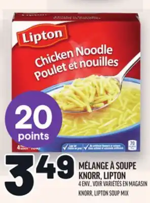 Metro MÉLANGE À SOUPE KNORR, LIPTON | KNORR, LIPTON SOUP MIX offer