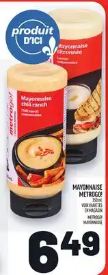 Metro MAYONNAISE METROGO! | METROGO! MAYONNAISE offer