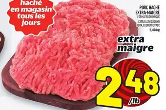 Metro PORC HACHÉ EXTRA-MAIGRE | EXTRA LEAN GROUND PORK offer