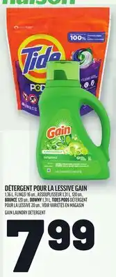 Metro DÉTERGENT POUR LA LESSIVE GAIN | GAIN LAUNDRY DETERGENT offer