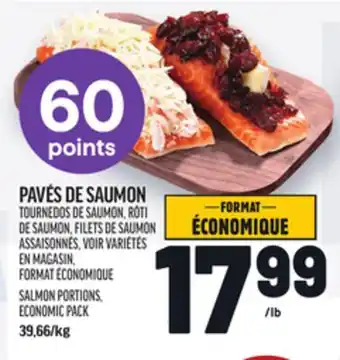 Metro PAVÉS DE SAUMON | SALMON PORTIONS offer