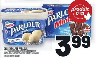 Metro DESSERT GLACÉ PARLOUR | PARLOUR FROZEN DESSERT offer