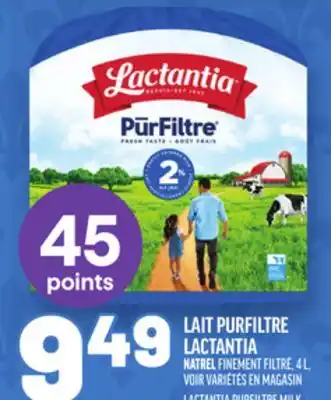 Metro LAIT PURFILTRE LACTANTIA | LACTANTIA PURFILTRE MILK offer