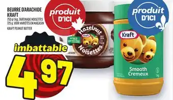 Metro BEURRE D'ARACHIDE KRAFT | KRAFT PEANUT BUTTER offer