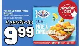 Metro PORTIONS DE POISSON PANÉES HIGH LINER | HIGH LINER BREADED FISH PORTIONS offer