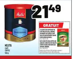 Metro MELITTA CAFÉ | COFFEE offer