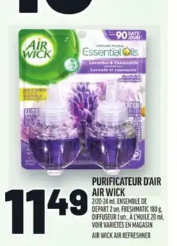 Metro PURIFICATEUR D'AIR AIR WICK | AIR WICK AIR REFRESHNER offer